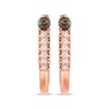 Thumbnail Image 2 of Le Vian Diamond Hoop Earrings 1/5 ct tw 14K Strawberry Gold