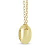 Thumbnail Image 2 of STUDIO BY KAY Citrine Bezel-Set Solitaire Necklace 24K Yellow Gold Vermeil Sterling Silver 18"