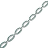 Thumbnail Image 2 of Lab-Created Emerald Chain Link Bracelet Sterling Silver 7.25"