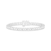 Thumbnail Image 1 of KAY Lab-Grown Diamonds Tennis Bracelet 7 ct tw 10K White Gold 7"