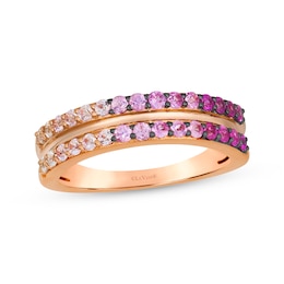 Le Vian Pink Sapphire Ombré Ring 14K Strawberry Gold