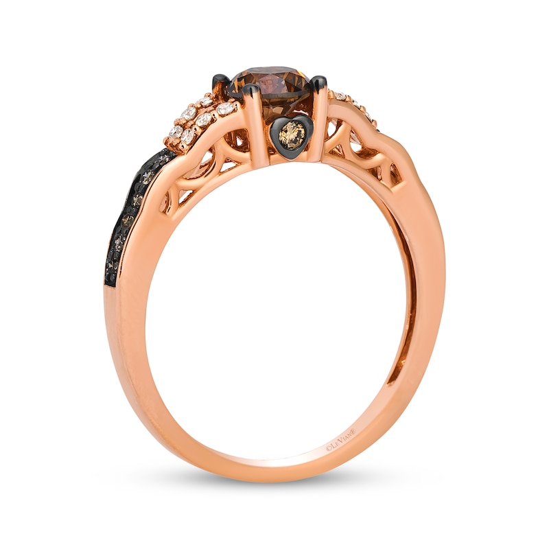 Main Image 3 of Le Vian Diamond Ring 7/8 ct tw 14K Strawberry Gold