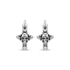 Thumbnail Image 2 of Men's Skull Huggie Hoop Earrings Stainless Steel & Black Ion Plating