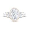 Thumbnail Image 3 of Now + Forever Lab-Grown Diamonds Oval-Cut Halo Engagement Ring 3-1/2 ct tw 14K Yellow Gold