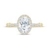 Thumbnail Image 3 of KAY Bow Collection Oval-Cut Halo Lab-Grown Diamond Halo Engagement Ring 2-1/4 ct tw 14K Yellow Gold
