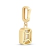 Thumbnail Image 3 of Charmed Memories Emerald-Cut Cubic Zirconia Charm 10K Yellow Gold