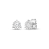 Thumbnail Image 1 of Radiant Reflections Round-Cut Lab-Grown Diamond Solitaire Stud Earrings 1/4 ct tw Sterling Silver (I/SI2)