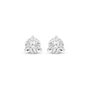 Thumbnail Image 2 of Radiant Reflections Round-Cut Lab-Grown Diamond Solitaire Stud Earrings 1/4 ct tw Sterling Silver (I/SI2)