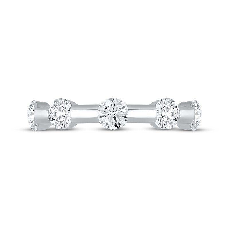 Main Image 3 of Now + Forever Lab-Grown Diamonds Anniversary Station Ring 1-1/4 ct tw 14K White Gold