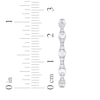 Thumbnail Image 5 of KAY Lab-Grown Diamonds Scalloped Hoop Earrings 1 ct tw 10K White Gold