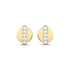 Thumbnail Image 2 of STUDIO BY KAY Lab-Grown Diamond Accent Stud Earrings 24K Yellow Gold Vermeil Sterling Silver