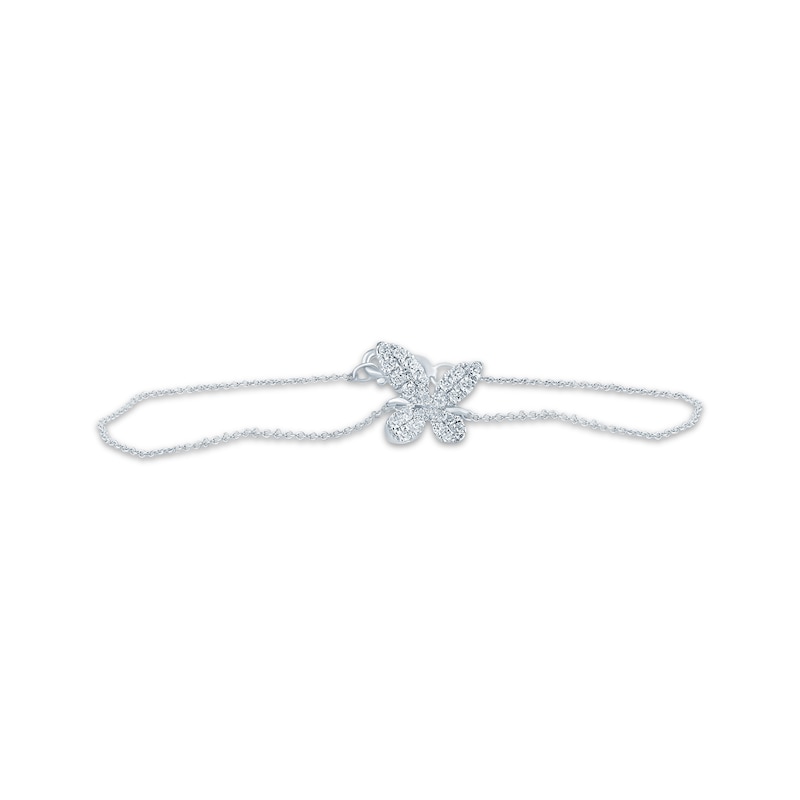 Main Image 1 of Monique Lhuillier Bliss Lab-Grown Diamond Bracelet 1/4 ct tw Platinum-Plated Sterling Silver 6.75"