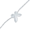 Thumbnail Image 2 of Monique Lhuillier Bliss Lab-Grown Diamond Bracelet 1/4 ct tw Platinum-Plated Sterling Silver 6.75"