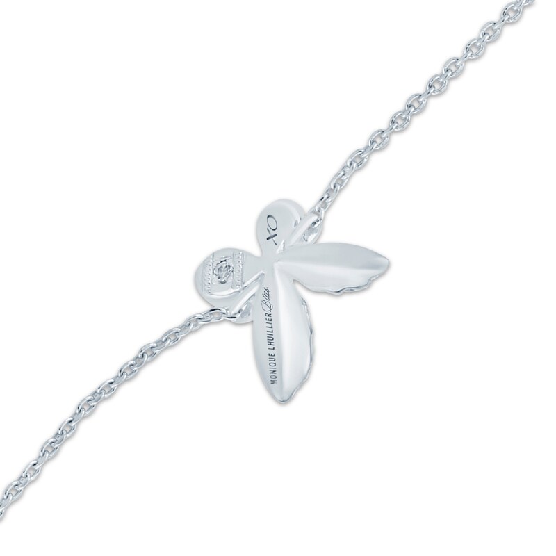 Main Image 2 of Monique Lhuillier Bliss Lab-Grown Diamond Bracelet 1/4 ct tw Platinum-Plated Sterling Silver 6.75"