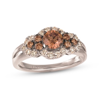Le Vian Diamond Halo Ring 1 ct tw 14K Vanilla Gold