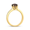 Thumbnail Image 3 of Le Vian Chocolate Quartz Ring 1/10 ct tw Diamonds 14K Honey Gold