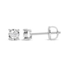 Thumbnail Image 3 of Round-Cut Diamond Solitaire Stud Earrings 1/4 ct tw Sterling Silver (J/I3)