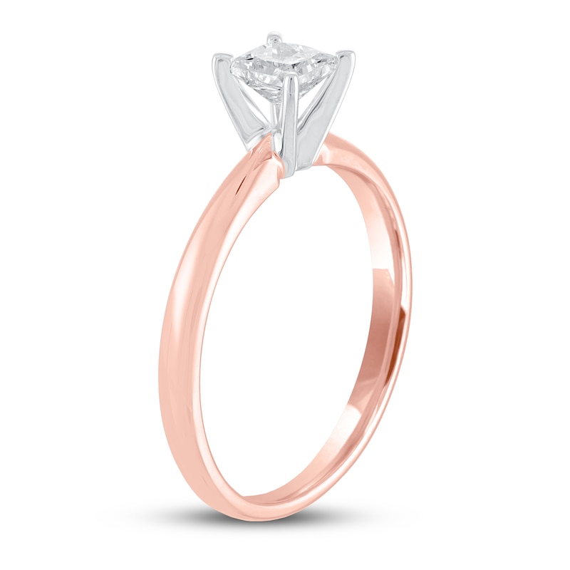 Main Image 2 of Now + Forever Diamond Solitaire Engagement Ring 1/2 ct tw 14K Rose Gold (I/I2)