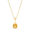 Thumbnail Image 1 of Citrine Birthstone Necklace 10K Yellow Gold 18&quot;