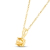 Thumbnail Image 2 of Citrine Birthstone Necklace 10K Yellow Gold 18&quot;