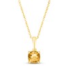 Thumbnail Image 1 of Citrine Birthstone Necklace 10K Yellow Gold 18&quot;