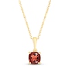 Thumbnail Image 1 of Garnet Birthstone Necklace 10K Yellow Gold 18&quot;