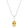 Thumbnail Image 0 of Citrine Birthstone Necklace Sterling Silver 18"