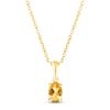 Thumbnail Image 1 of Citrine Birthstone Necklace 10K Yellow Gold 18"