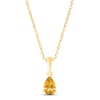 Thumbnail Image 1 of Citrine Birthstone Necklace 10K Yellow Gold 18&quot;