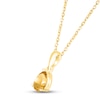Thumbnail Image 2 of Citrine Birthstone Necklace 10K Yellow Gold 18&quot;