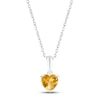 Thumbnail Image 1 of Citrine Birthstone Necklace Sterling Silver 18"