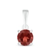 Thumbnail Image 1 of Garnet Birthstone Pendant 10K White Gold