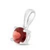 Thumbnail Image 2 of Garnet Birthstone Pendant 10K White Gold