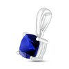 Thumbnail Image 1 of Blue Lab-Created Sapphire Birthstone Pendant Sterling Silver
