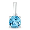 Thumbnail Image 1 of Swiss Blue Topaz Birthstone Pendant Sterling Silver