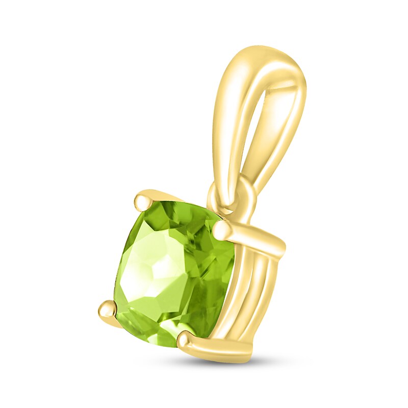 Main Image 2 of Peridot Birthstone Pendant 10K Yellow Gold