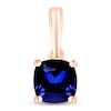 Thumbnail Image 0 of Blue Lab-Created Sapphire Birthstone Pendant 10K Rose Gold