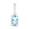 Thumbnail Image 1 of Aquamarine Birthstone Pendant Sterling Silver