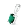 Thumbnail Image 1 of Lab-Created Emerald Birthstone Pendant Sterling Silver
