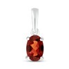 Thumbnail Image 1 of Garnet Birthstone Pendant 10K White Gold