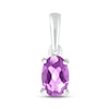 Thumbnail Image 1 of Amethyst Birthstone Pendant 10K White Gold