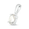 Thumbnail Image 1 of White Lab-Created Sapphire Birthstone Pendant 10K White Gold