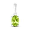 Thumbnail Image 1 of Peridot Birthstone Pendant 10K White Gold