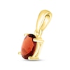 Thumbnail Image 2 of Garnet Birthstone Pendant 10K Yellow Gold