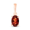 Thumbnail Image 1 of Garnet Birthstone Pendant 10K Rose Gold