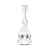Thumbnail Image 1 of White Lab-Created Sapphire Birthstone Pendant Sterling Silver