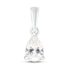 Thumbnail Image 1 of White Lab-Created Sapphire Birthstone Pendant 10K White Gold