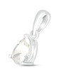 Thumbnail Image 2 of White Lab-Created Sapphire Birthstone Pendant 10K White Gold