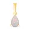 Thumbnail Image 0 of Lab-Created Opal Birthstone Pendant 10K Yellow Gold
