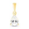 Thumbnail Image 0 of White Lab-Created Sapphire Birthstone Pendant 10K Yellow Gold